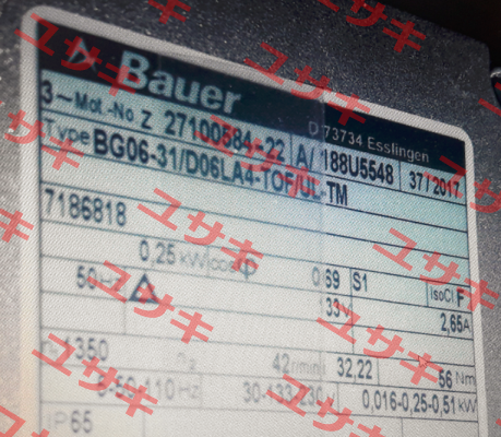 BG06-31/D06LA4-TOF/UL-TM  Bauer