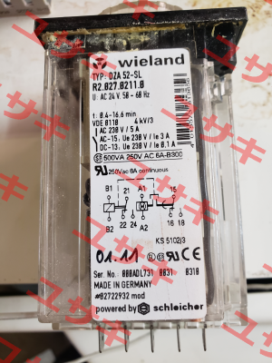 DZA52-SL 30H Wieland Electric