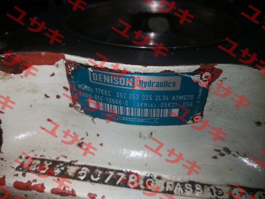 T7EEC 052 052 025 2L34 A1M0 70 / 014-70666-0 Denison (Parker)