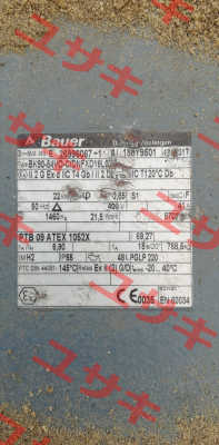 Type: BF90-54VO-C/DNFXD18L Bauer