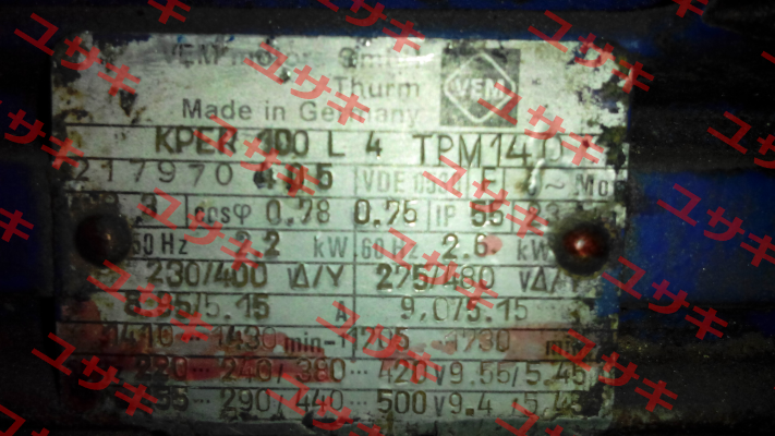 KPER 100 L 4 TPM 140, 217970405  Vem Motors