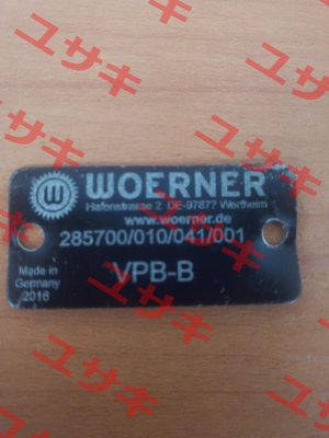 285700/010/041/001 Woerner