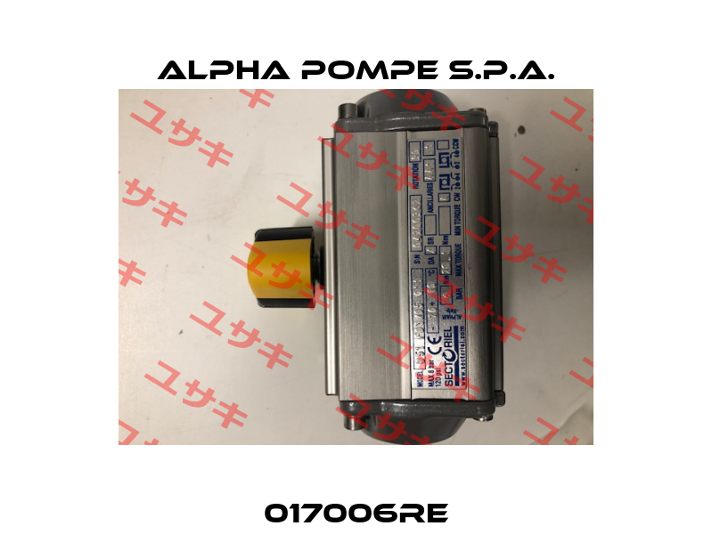 017006RE Alpha Pompe S.P.A.
