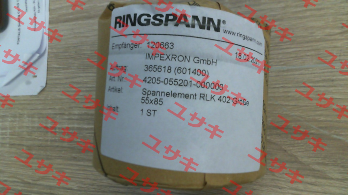 p/n: 4205-055201-000000; Type: RLK 402-55 x 85 Ringspann