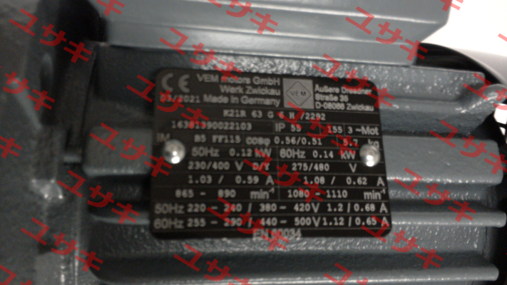 K21R 63 G 6 Vem Motors