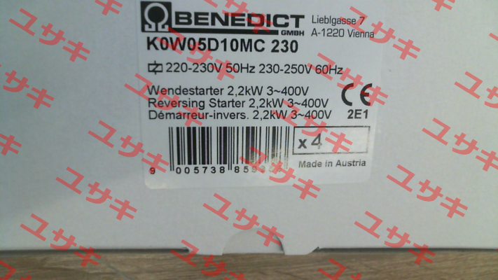 K0W05D10MC 230 Benedict