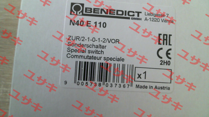 N40 E 110 Benedict