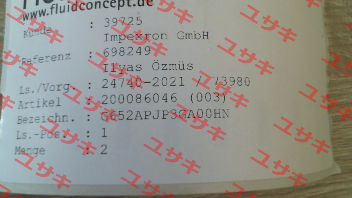 200086046 / G652APJP3GA00HN Asco