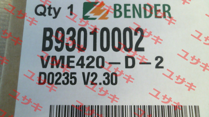 B93010002 / VME420-D-2 Bender