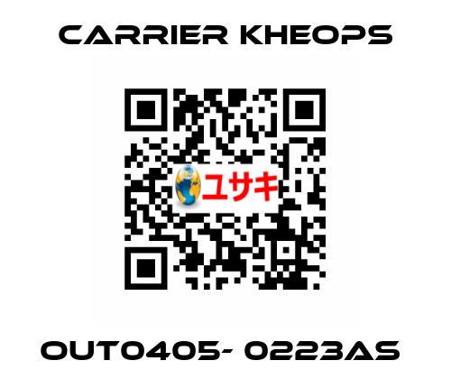 OUT0405- 0223AS  Carrier Kheops