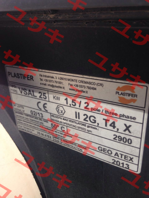 VSAL25 Plastifer