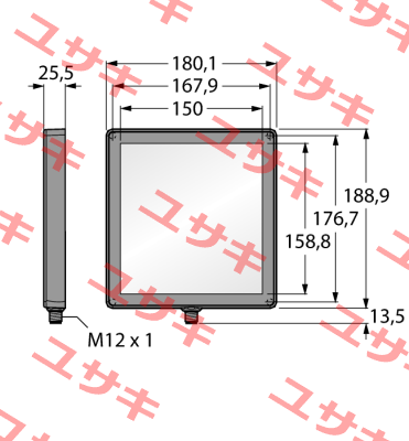 LEDIB150X150PW2-XQ Turck