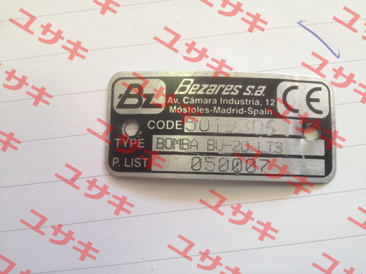 5019306/BOMBA BU-20LTS  Bezares